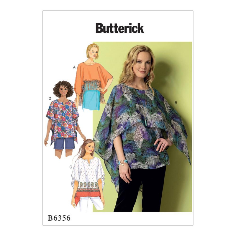 Wykrój Butterick B6356 Wykrój Butterick B6356