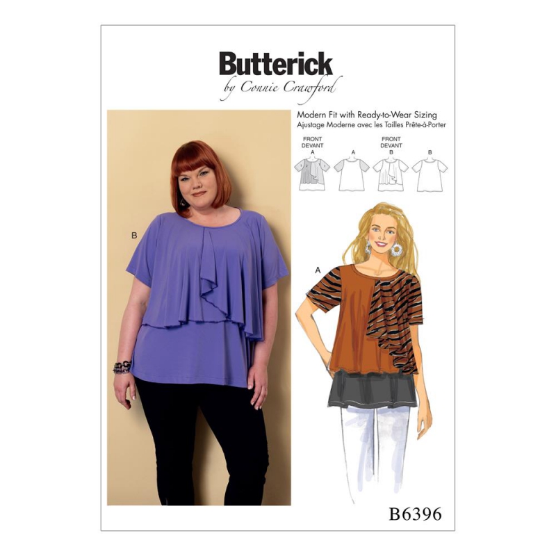 Wykrój Butterick B6396 Wykrój Butterick B6396
