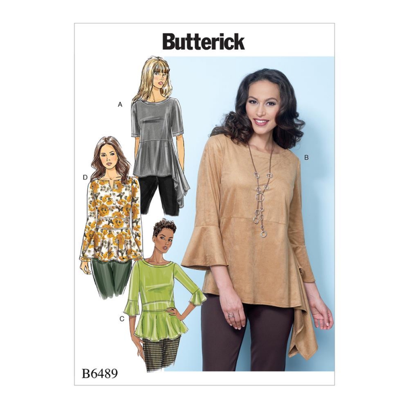 Wykrój Butterick B6489 Wykrój Butterick B6489