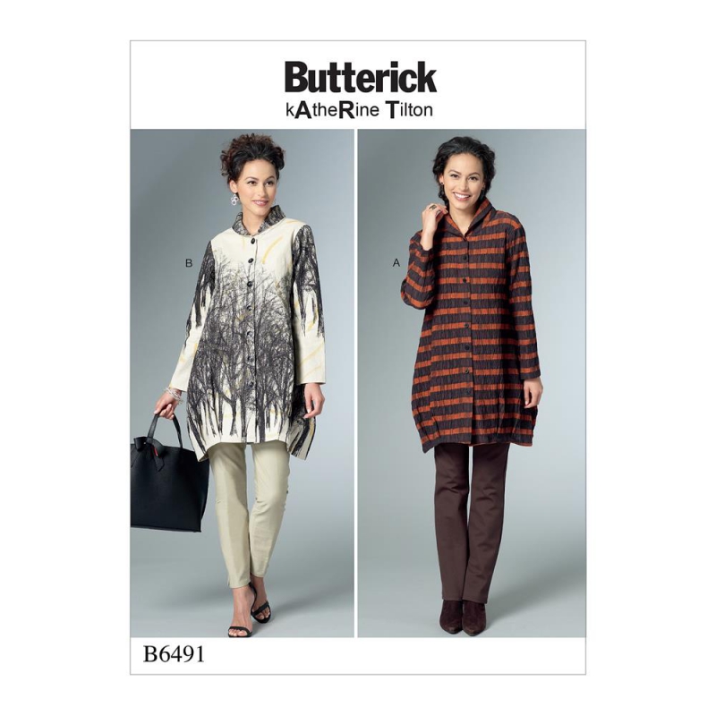 Wykrój Butterick B6491 Wykrój Butterick B6491