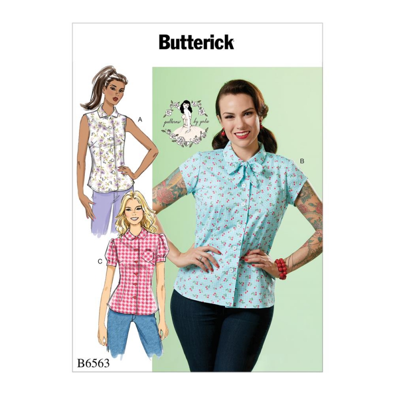 Wykrój Butterick B6563 Wykrój Butterick B6563