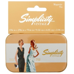 Simplicity Vintage magnetyczna puszka na dodatki krawieckie