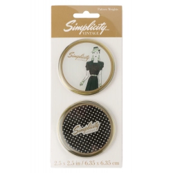 Simplicity Vintage Obciążniki do papieru do wykrojów Lady Dots