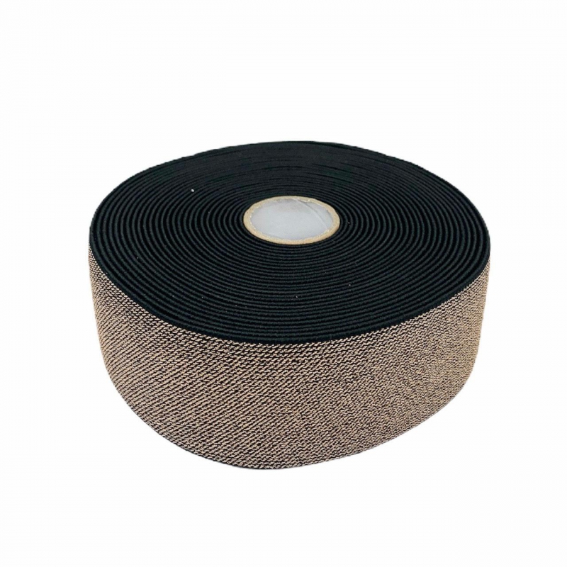 Guma 50 mm kolor czarno - złoty Guma 50 mm kolor czarno - złoty