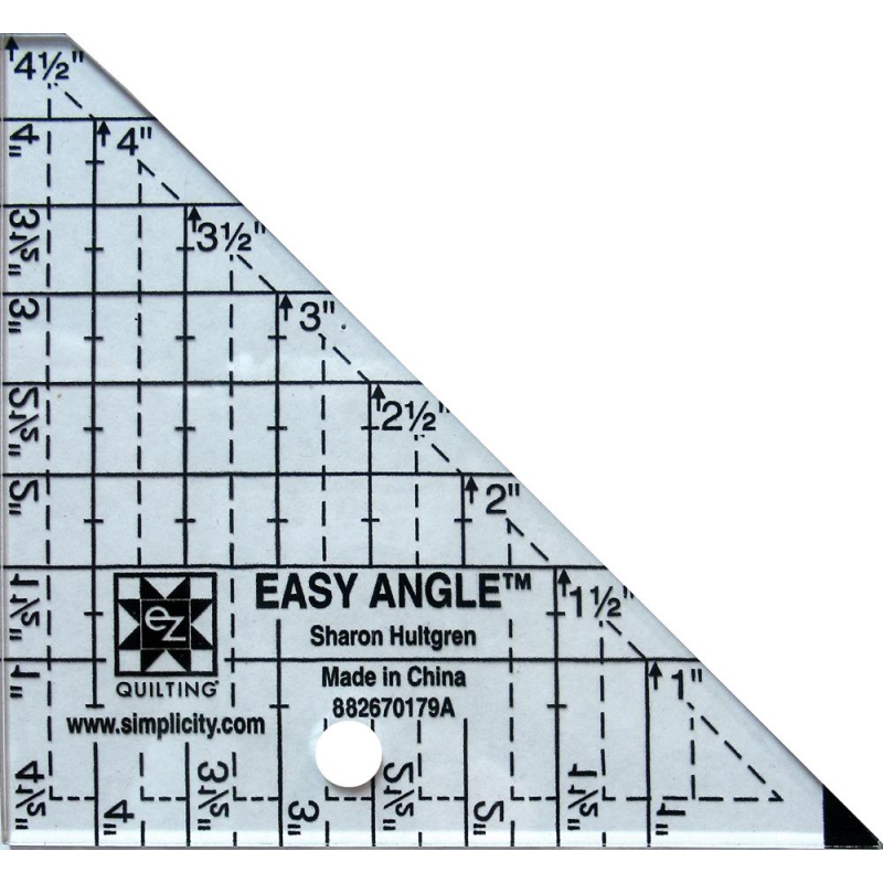 Szablon do trójkątów Easy Angle 4,5 cala Szablon do trójkątów Easy Angle 4,5 cala