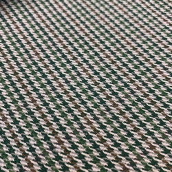 Tkanina bawełniana z elastanem zielona pepitka