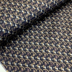 Tkanina bawełniana z elastanem wzory geometryczne