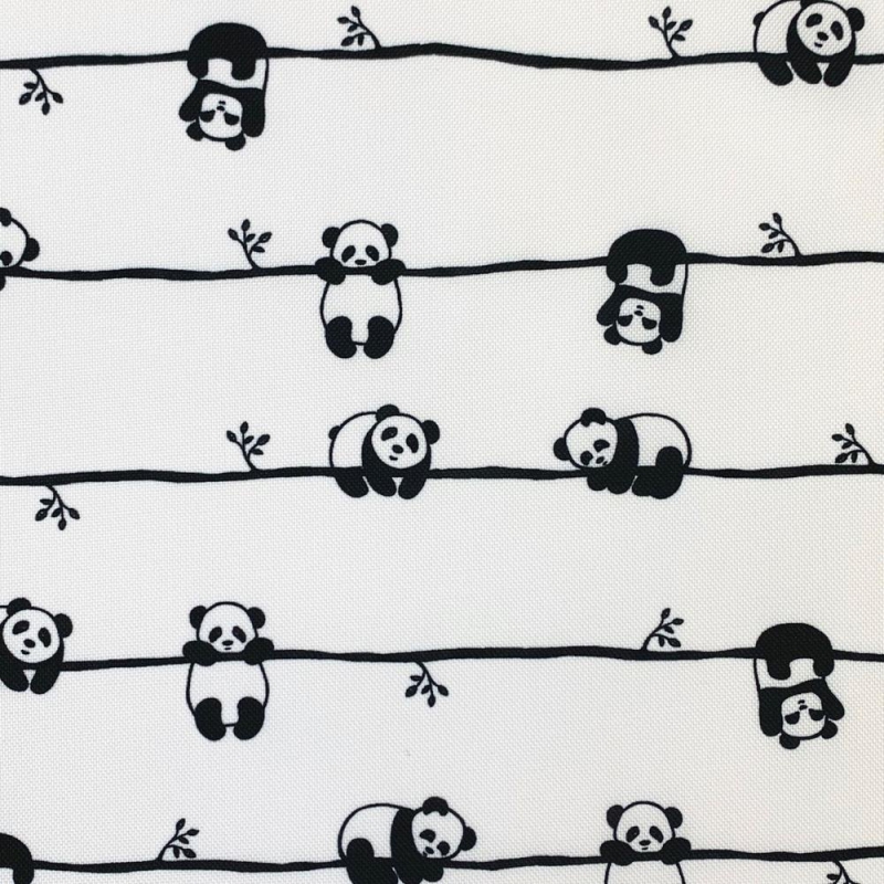 Tkanina wodoodporna bawiące się pandy