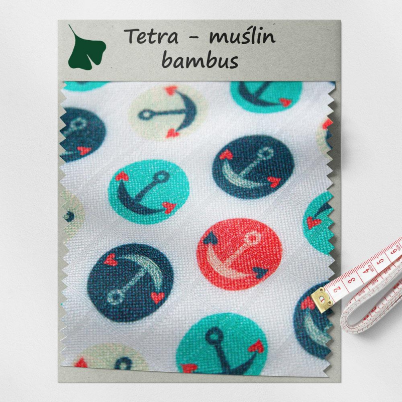 Muślin - tetra bambusowa kotwice Muślin - tetra bambusowa kotwice