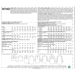 Wykrój McCall's M7360