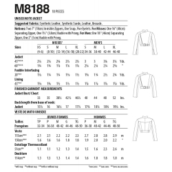 Wykrój McCall's M8188