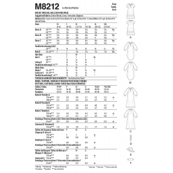 Wykrój McCall's M8212