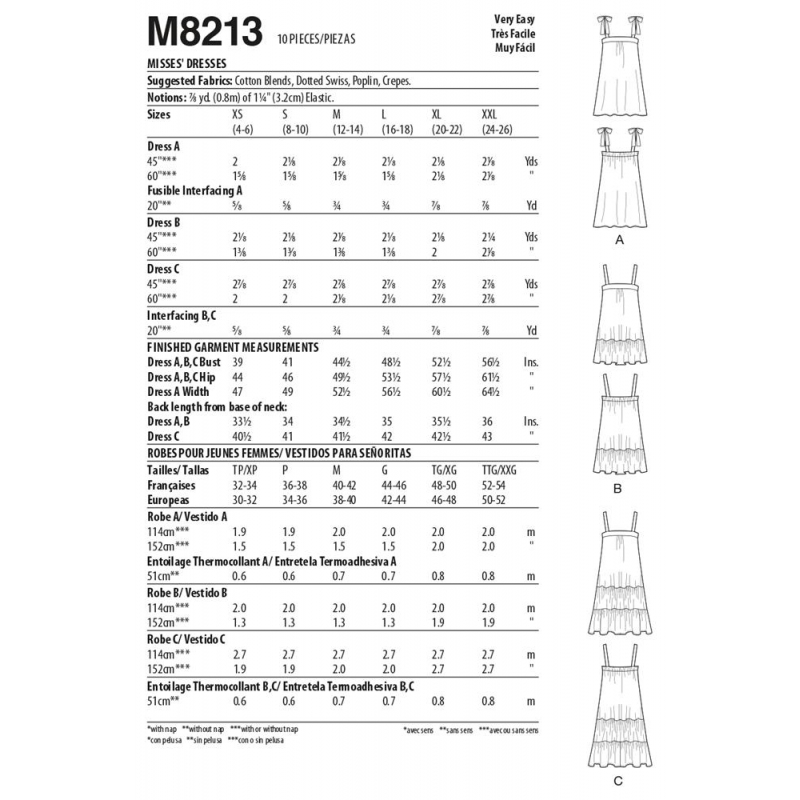 Wykrój McCall's M8213