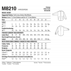 Wykrój McCall's M8210