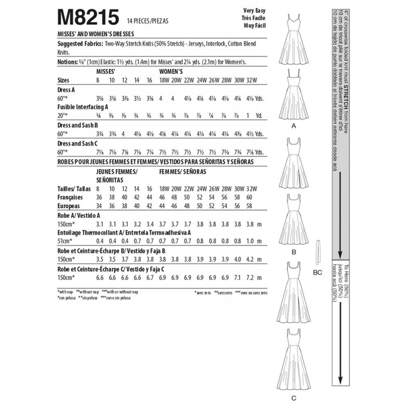 Wykrój McCall's M8215