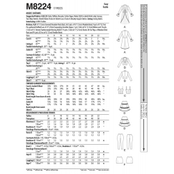 Wykrój McCall's M8224