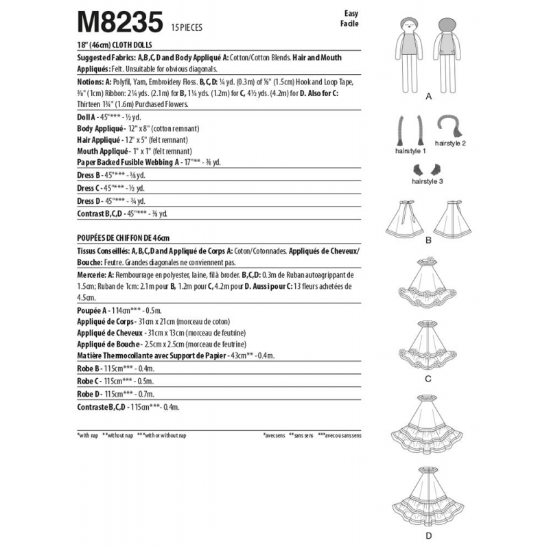 Wykrój McCall's M8235