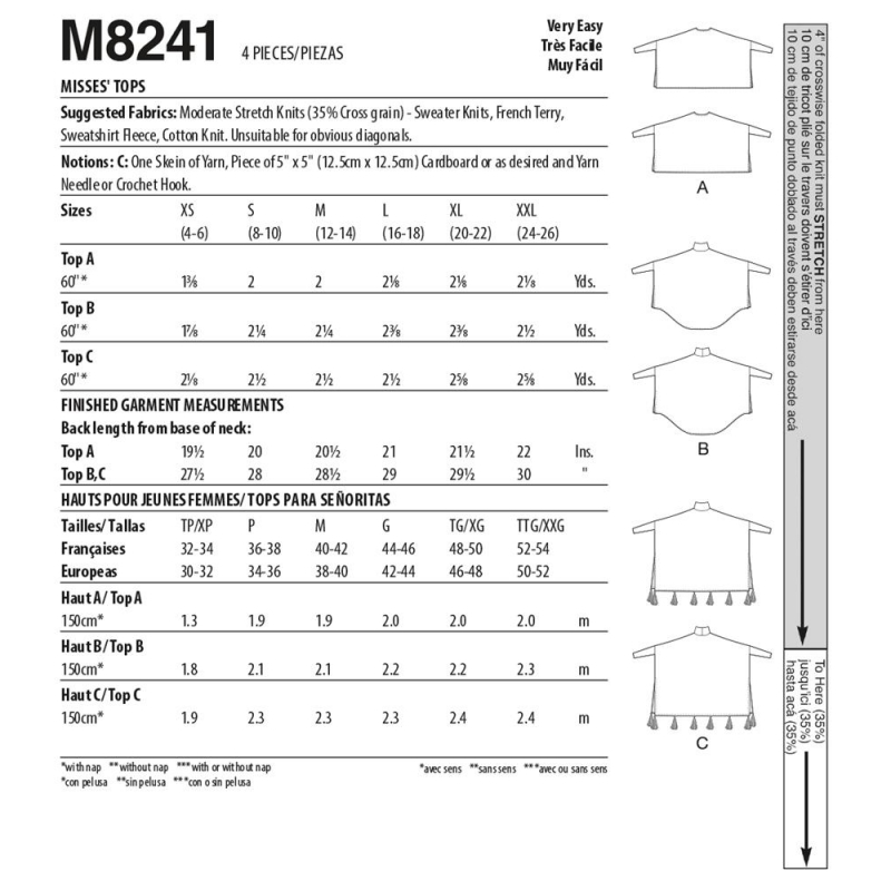 Wykrój McCall's M8241