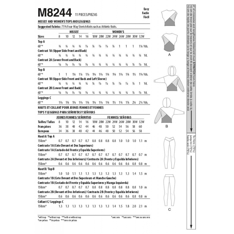 Wykrój McCall's M8244