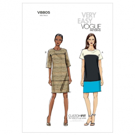 Wykrój Vogue Patterns V8805 / Very Easy Vogue Custom Fit