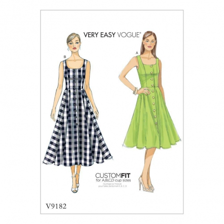 Wykrój Vogue Patterns V9182 / Very Easy Vogue Custom Fit
