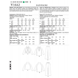 Wykrój Vogue Patterns V1642