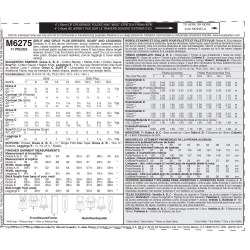 Wykrój McCall's M6275