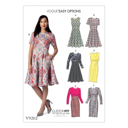 Wykrój Vogue Patterns V9202 / Vogue Easy Options, Custom Fit