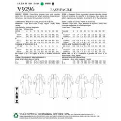 Wykrój Vogue Patterns V9296