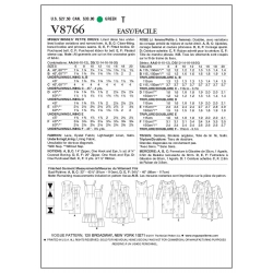 Wykrój Vogue Patterns V8766 / Vogue Easy Options