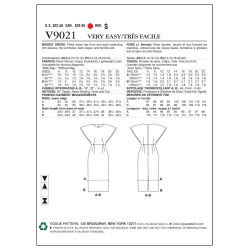 Wykrój Vogue Patterns V9021 / Very Easy Vogue