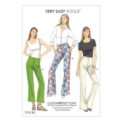 Wykrój Vogue Patterns V9181 / Very Easy Vogue Custom Fit Bottoms