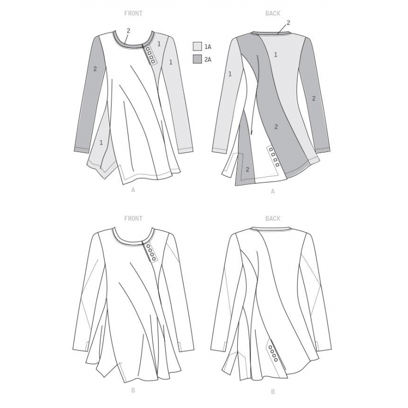 Wykrój Vogue Patterns V1660 / Marcy Tilton