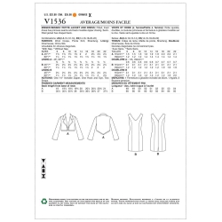 Wykrój Vogue Patterns V1536 / Tom and Linda Platt