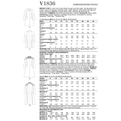 Wykrój Vogue Patterns V1836