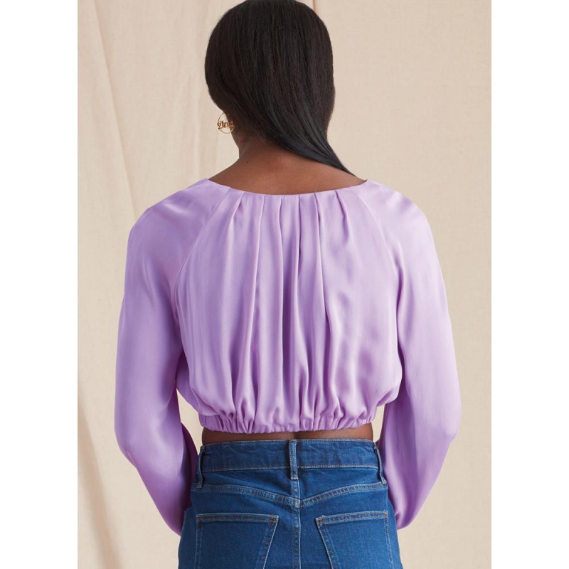 Tkanina wiskozowa - twill- fiolet Tkanina wiskozowa - twill- fiolet