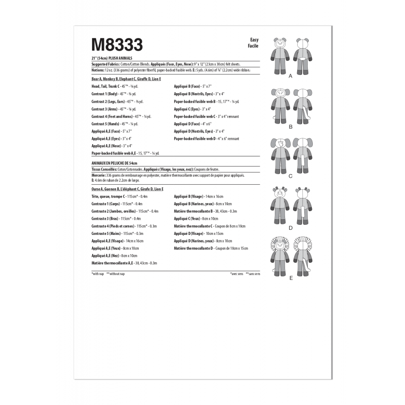 Wykrój McCall's M8333