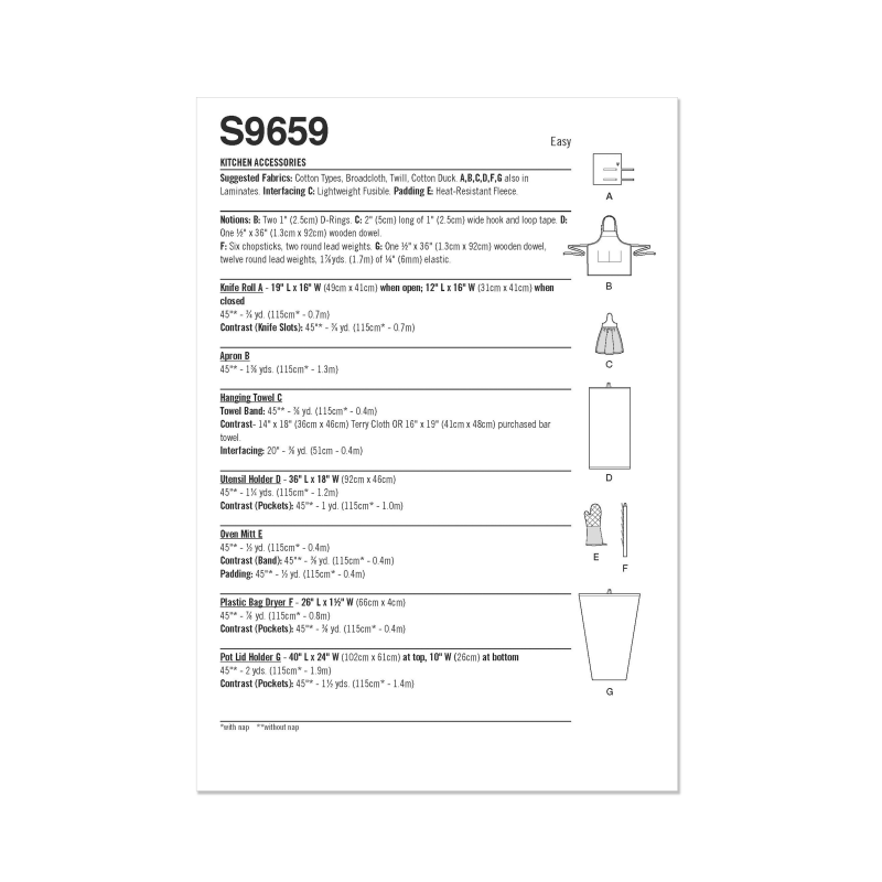 Wykrój Simplicity S9155 Wykrój Simplicity S9155