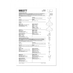 Wykrój McCall's M8377