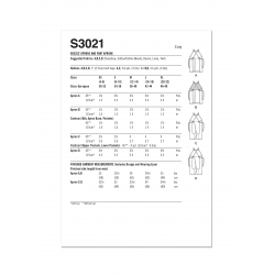 Wykrój Simplicity 3021