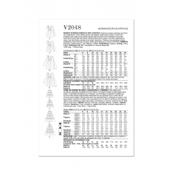 Wykrój Vogue Patterns  V2048