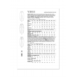 Wykrój Vogue Patterns  V2051