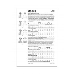 Wykrój McCall's M8549