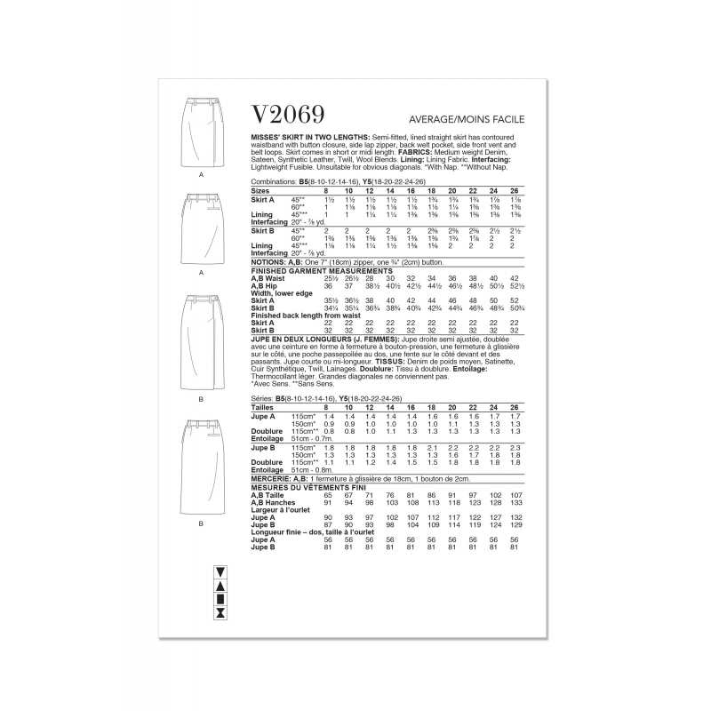 Wykrój Vogue Patterns V2069