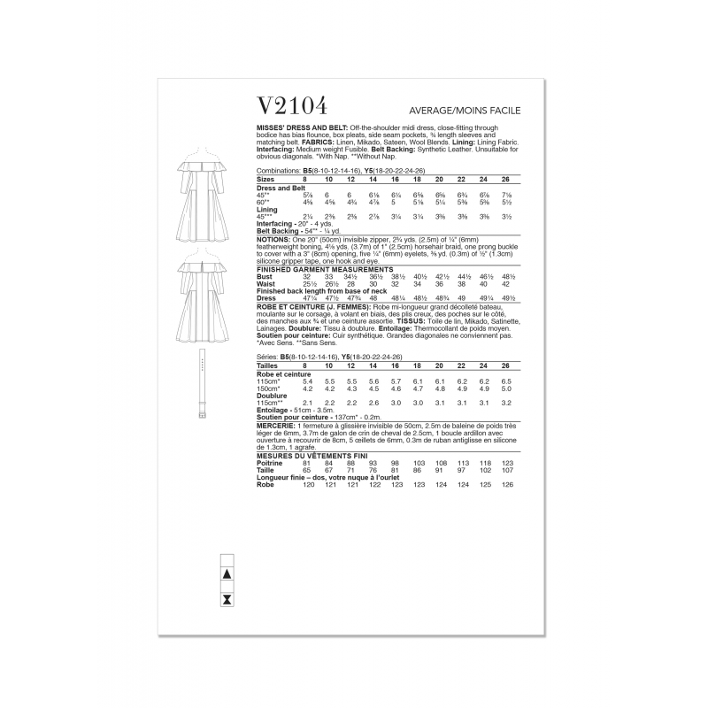 Wykrój Vogue Patterns V2104