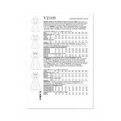 Wykrój Vogue Patterns V2109