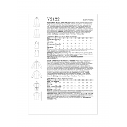 Wykrój Vogue Patterns V2122