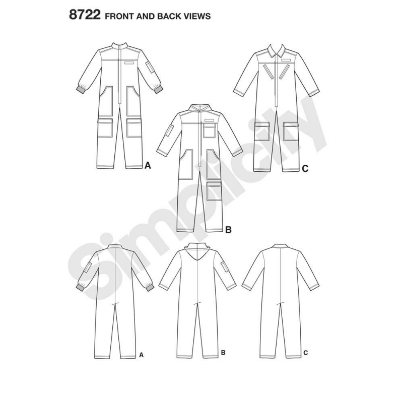 Wykrój Simplicity 8722